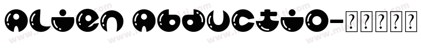 Alien Abductio字体转换